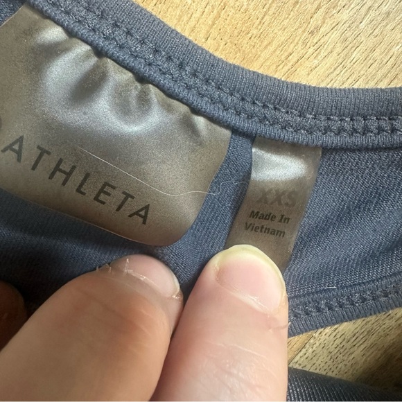 Athleta Navy Blue Racerback Tank Top Size XXSmall - Picture 8 of 9